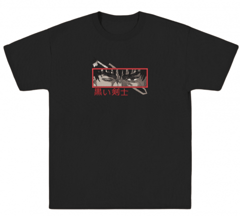 Berserk - Tricou Brodat Warrior’s Face Premium