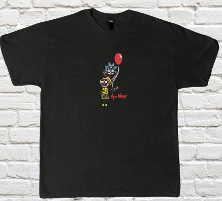 Colectii Non-Anime - Tricou Brodat It and Morty - Design Premium