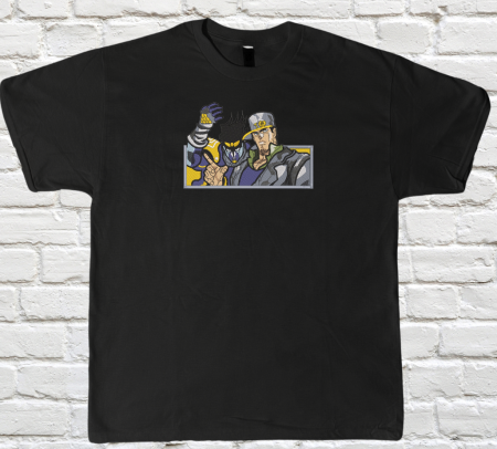 JoJo's Bizarre Adventure - Tricou Brodat Jojo - Premium v3 Bizarre Adventure