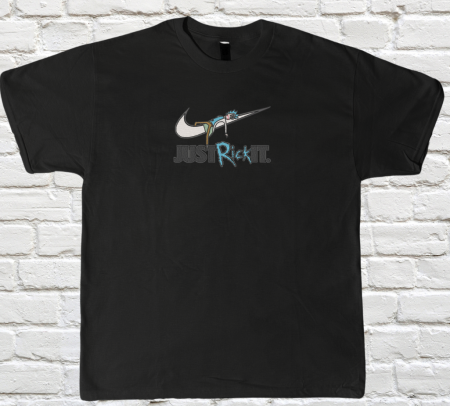 Colectii Non-Anime - Tricou Brodat JustRickIt - Design Premium