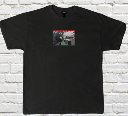 Naruto - Tricou Brodat KakashiItachi - Premium Naruto