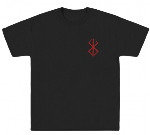 Berserk - Tricou Brodat Logo - Design Premium