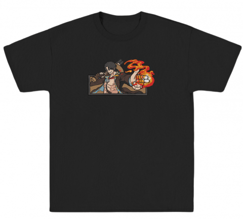 OnePiece - Tricou Brodat Blazing Path Premium