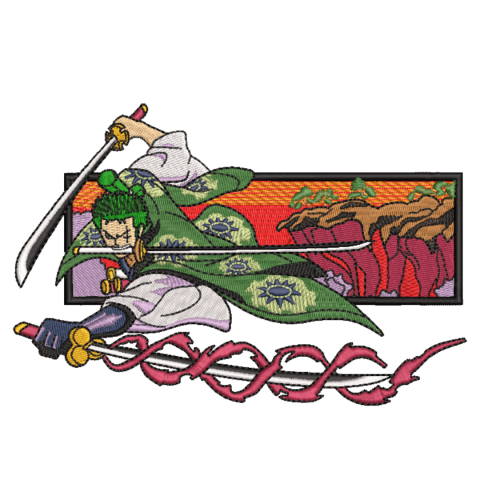 Tricou Brodat Triple Sword Premium [4]