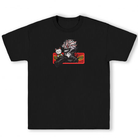 Dandadan - Tricou Brodat Okarun - Premium Dandadan