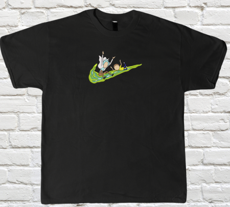 Colectii Non-Anime - Tricou Brodat Rick and Morty - Design Premium
