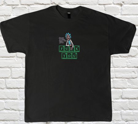 Tricouri - Tricou Brodat RickFck - Design Premium