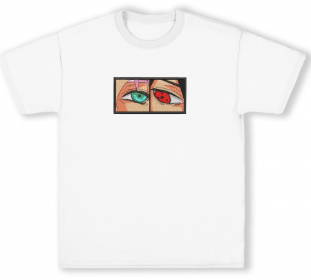 Tricou Brodat Sakura Sasuke  - Design Premium Naruto [1]