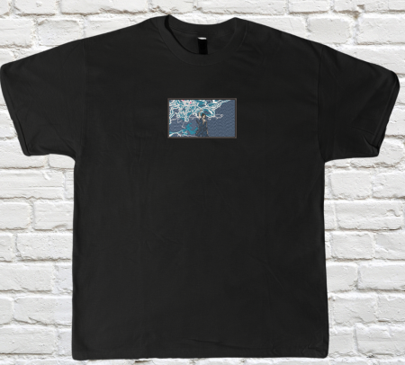 Naruto - Tricou Brodat SasukeChidori - Premium Naruto