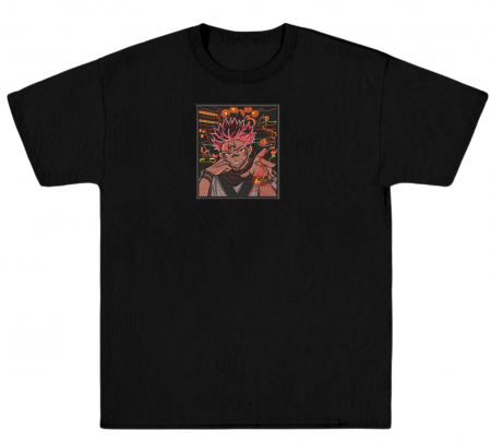 Jujutsu Kaisen - Tricou Brodat Sukuna Premium