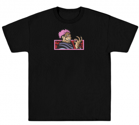 Jujutsu Kaisen - Tricou Brodat Sukuna - DesignHand Premium din JJk