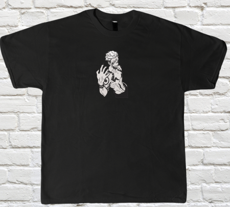 Jujutsu Kaisen - Tricou Brodat Sukuna - Premium v2 JujutsuKaisen