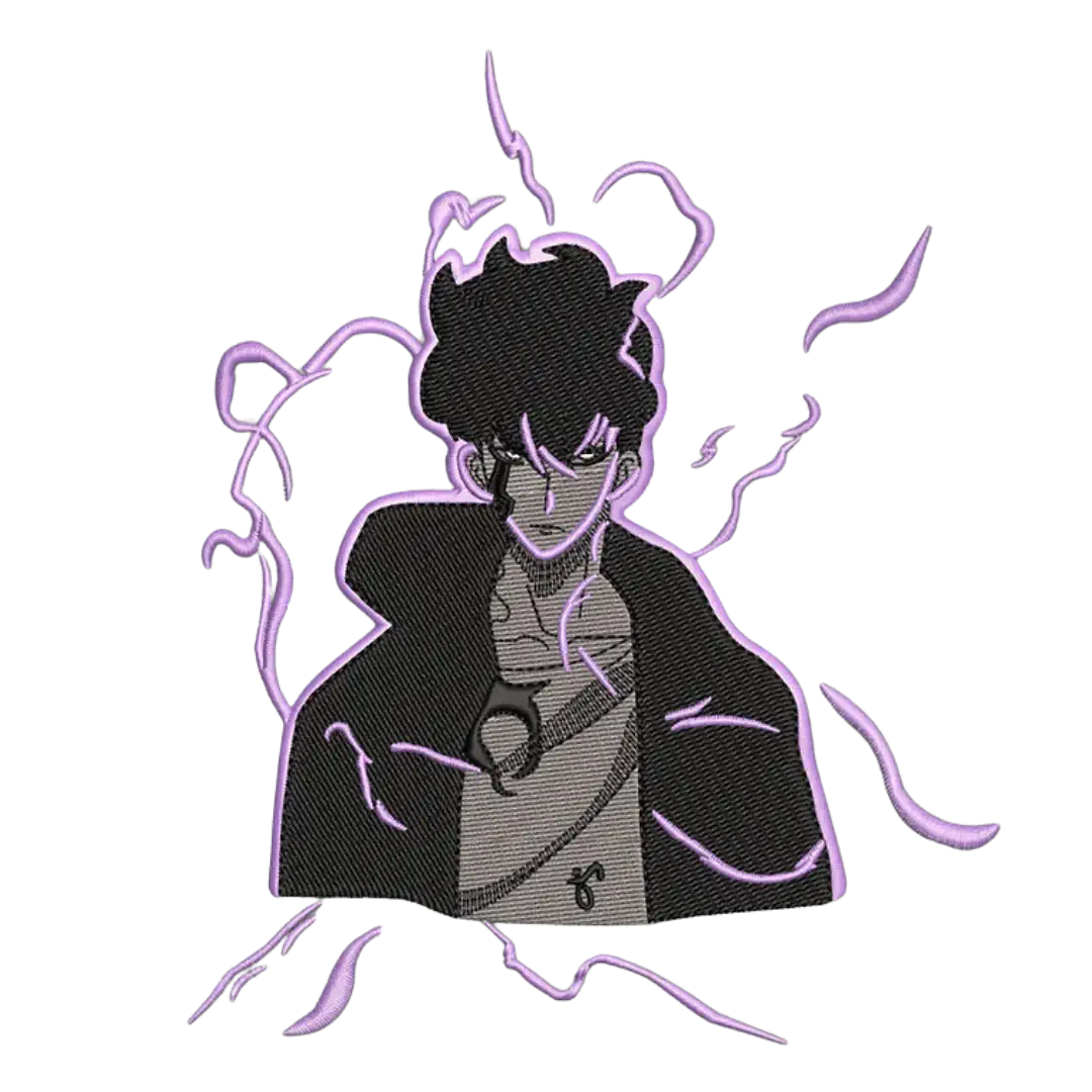 Tricou anime Sung Jin Woo - Brodat Premium [2]