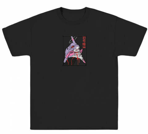 Evangelion - Tricou Brodat Neon Apocalypse Premium