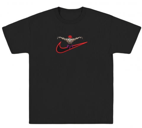 Baki - Tricou Brodat Yujiro - Design Premium