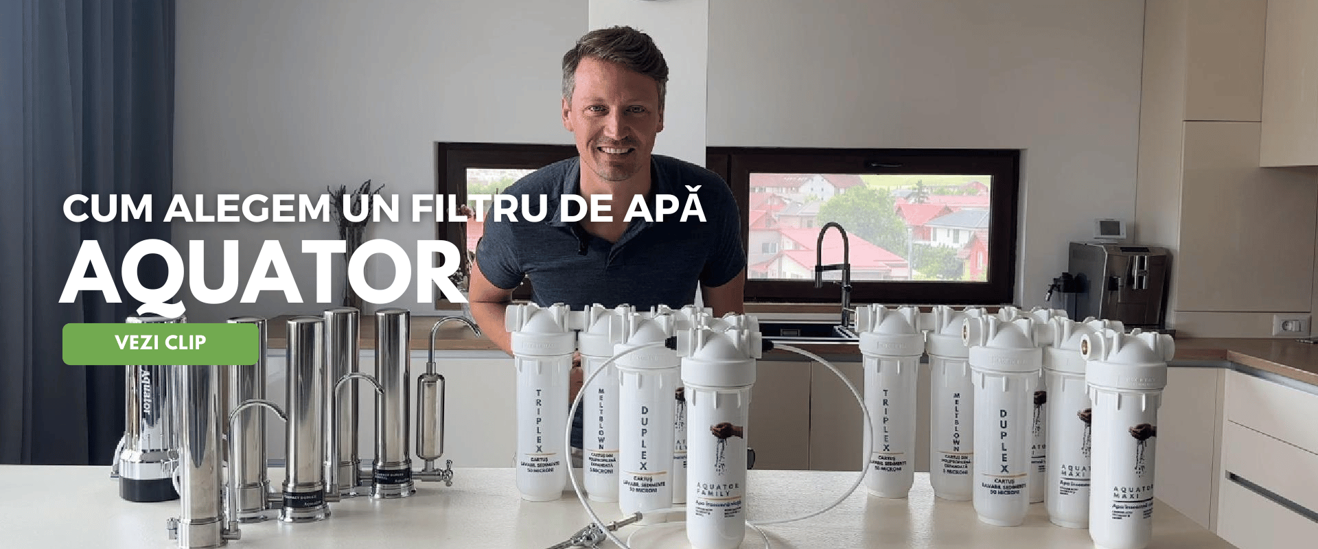 Cum alegem un filtru de apa Aquator?