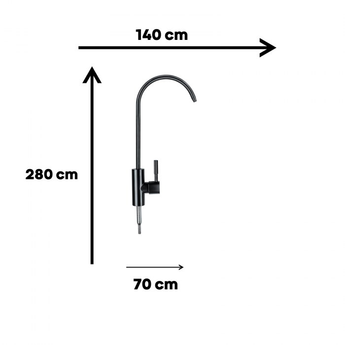 Single-Lever Kitchen Sink Faucet for Filtered Water – Matte Black [2]