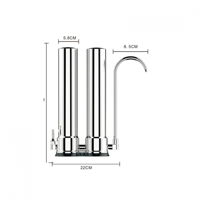 Set Filtru de apa, Aquator Compact Duplex + Rezerva Compact 50 mm, 4000 L [2]