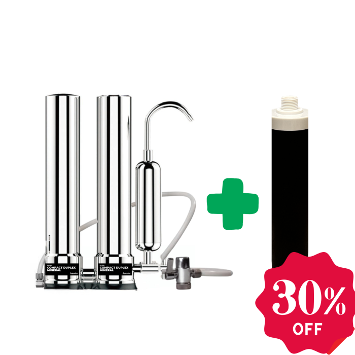 Set Filtru de apa, Aquator Compact Duplex Mineral + Rezerva Compact 50 mm, 4000 L [1]