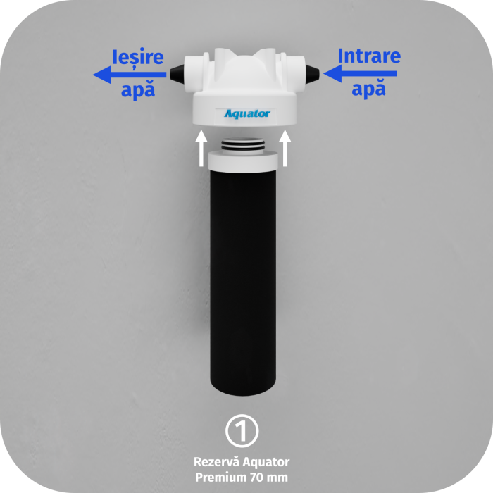 Set Filtru de apa, Aquator Family Plus, 4000 - 6000 L + Rezerva Aquator Premium 70mm ( sistem complet ) [6]