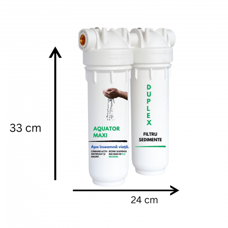 PACHET  - 6 rezerve + un filtru gratuit Aquator Maxi Duplex [1]