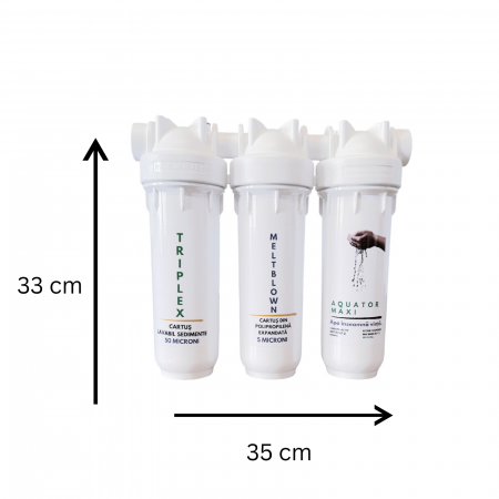 PACKAGE - 8 Replacement Cartridges + 1 Free Aquator Maxi Triplex Filter [1]