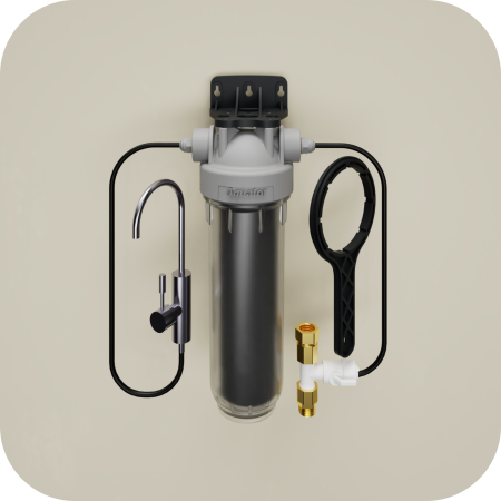 ⁠Gama Family Plus (montaj sub chiuveta+baterie pe blat) - Filtru de apa, Aquator Family, 4000 L