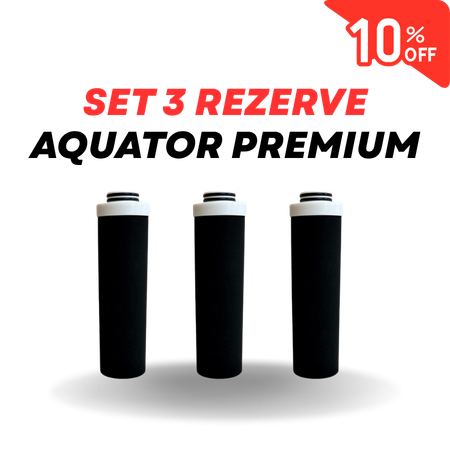 Toate Produsele - Set 3 Rezerve filtru de apa, Aquator Premium  - diametru 70 mm, 4000 - 6000 L