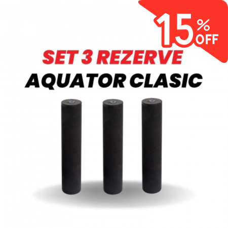 Promotii Rezerve - Set 3 Rezerve filtru de apa, Aquator Clasic – diametru 50 mm, 4000 L