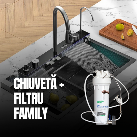 Toate Produsele - Set Chiuveta Bucatarie + Filtru Family