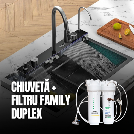 Toate Produsele - Set Chiuveta Bucatarie + Filtru Family Duplex