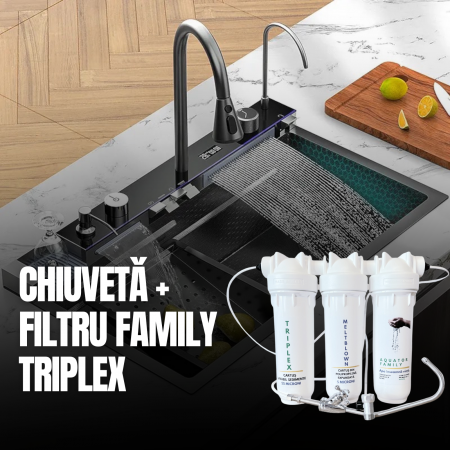 Toate Produsele - Set Chiuveta Bucatarie + Filtru Family Triplex