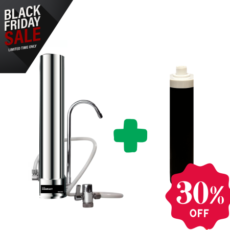 Promotii Filtre - Set Filtru de apa, Aquator Compact + Rezerva Compact 50 mm, 4000 L