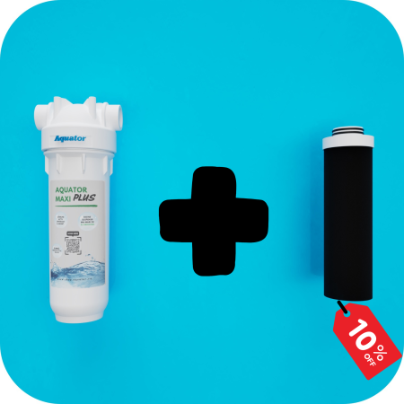 Promotii Filtre - Set Filtru de apa, Aquator Maxi Plus, 4000-6000 L + Rezerva Aquator Premium 70 mm, ( sistem complet )