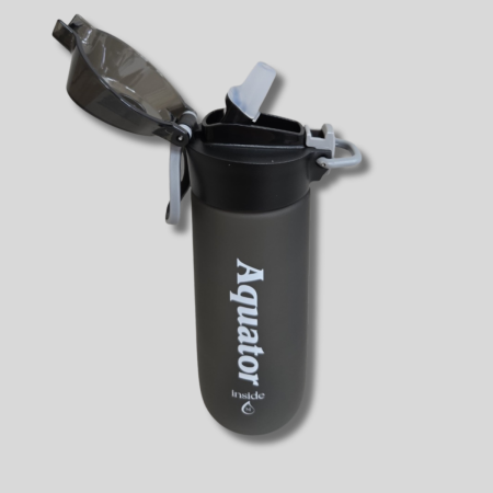 Sticlă de apă Aquator - 600 ml - Neagră [1]