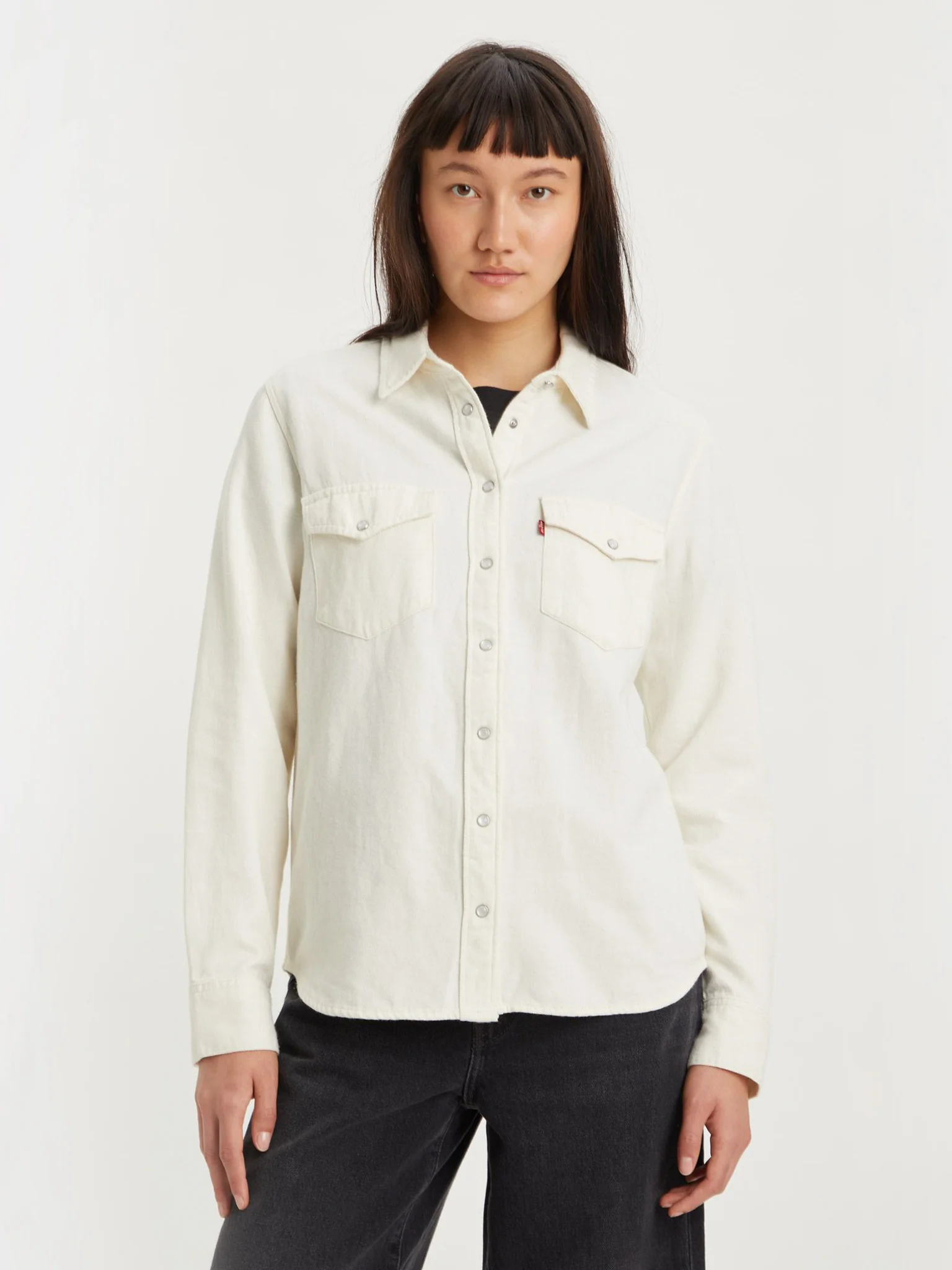 Levi's Женская Рубашка Беживая Regular [1]