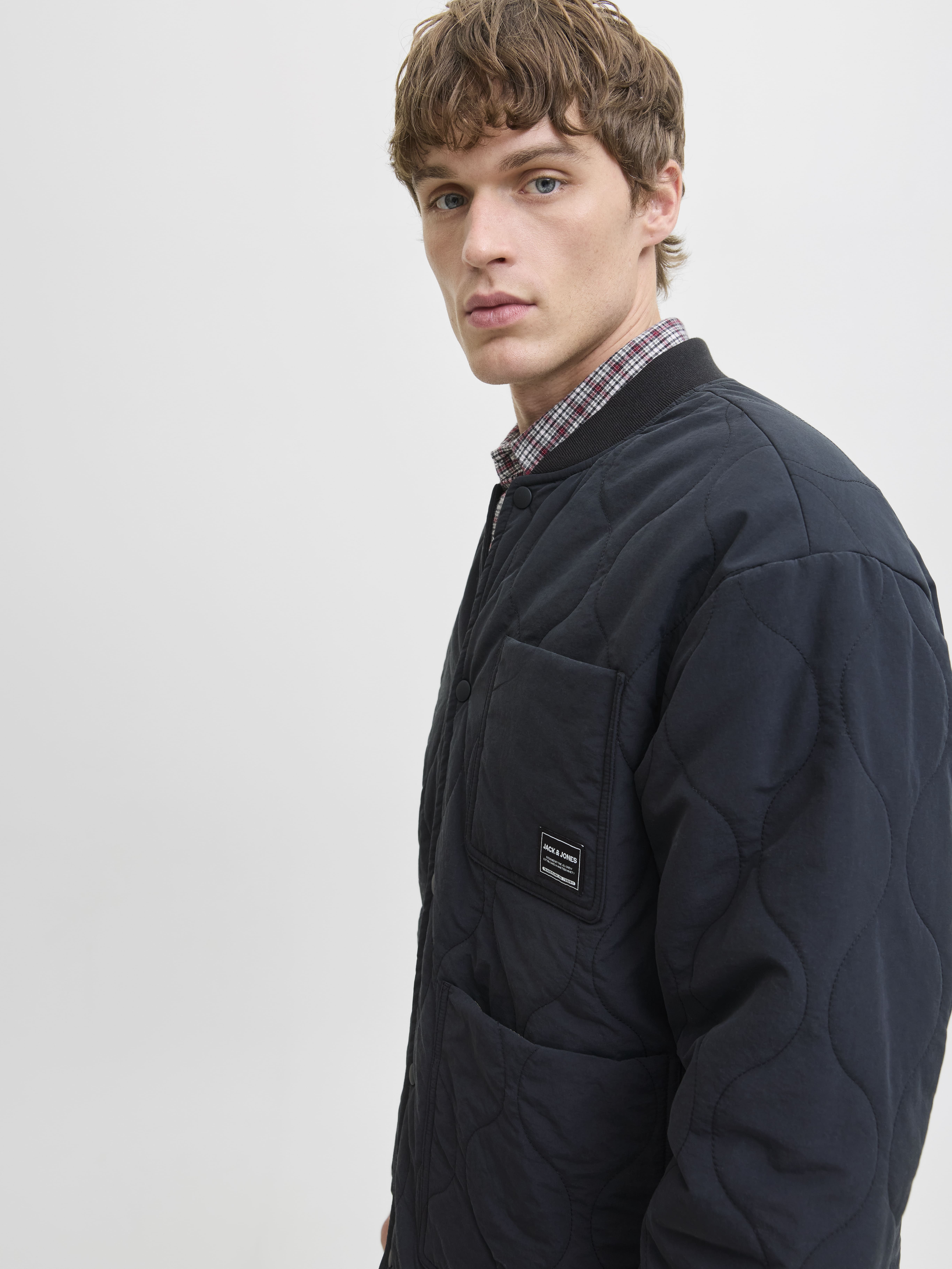 Jack Jones Geaca Neagra  Barbati [6]
