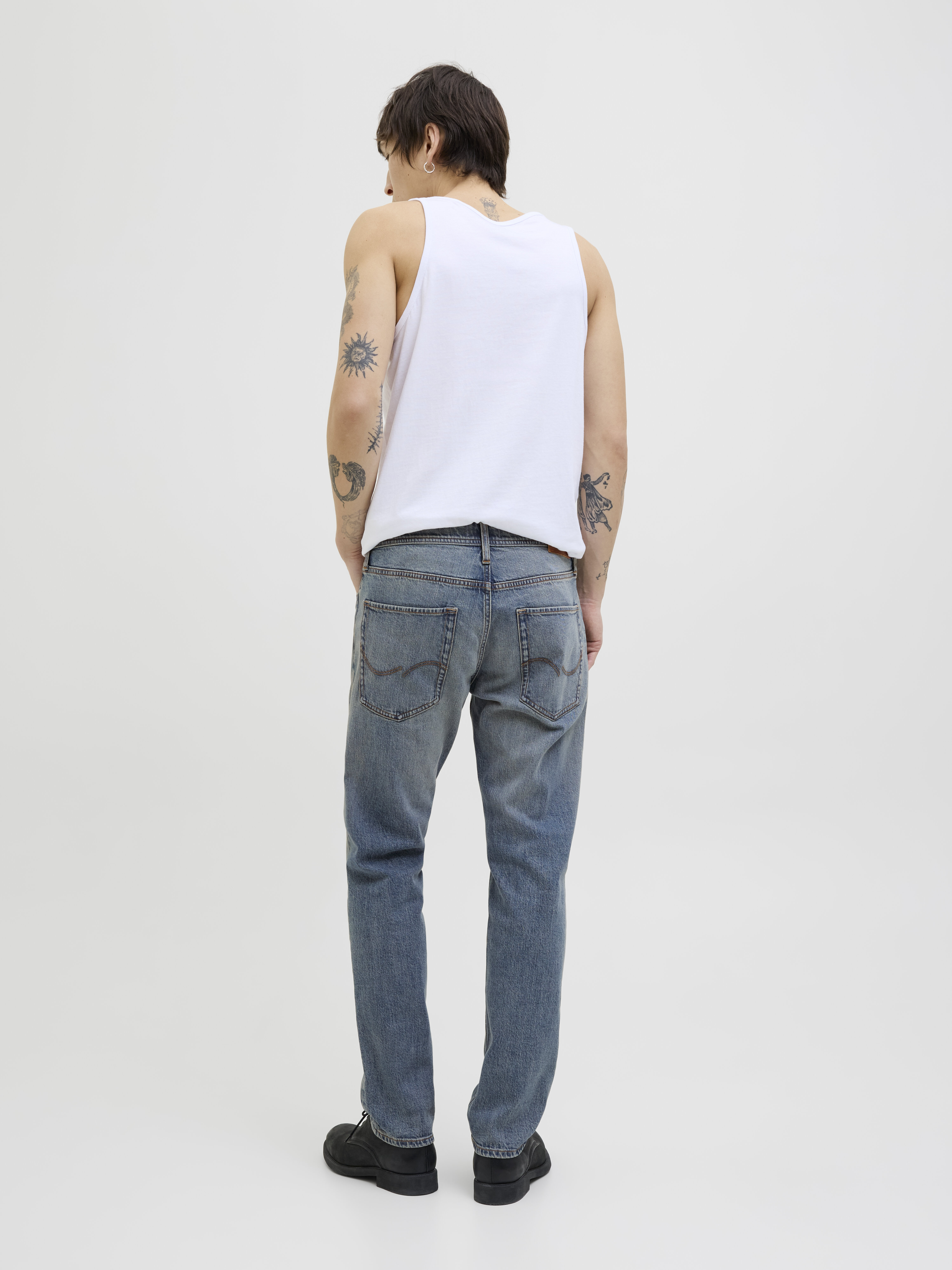 Jack Jones Мужские Джинсы Синие MIKE Tapered [2]