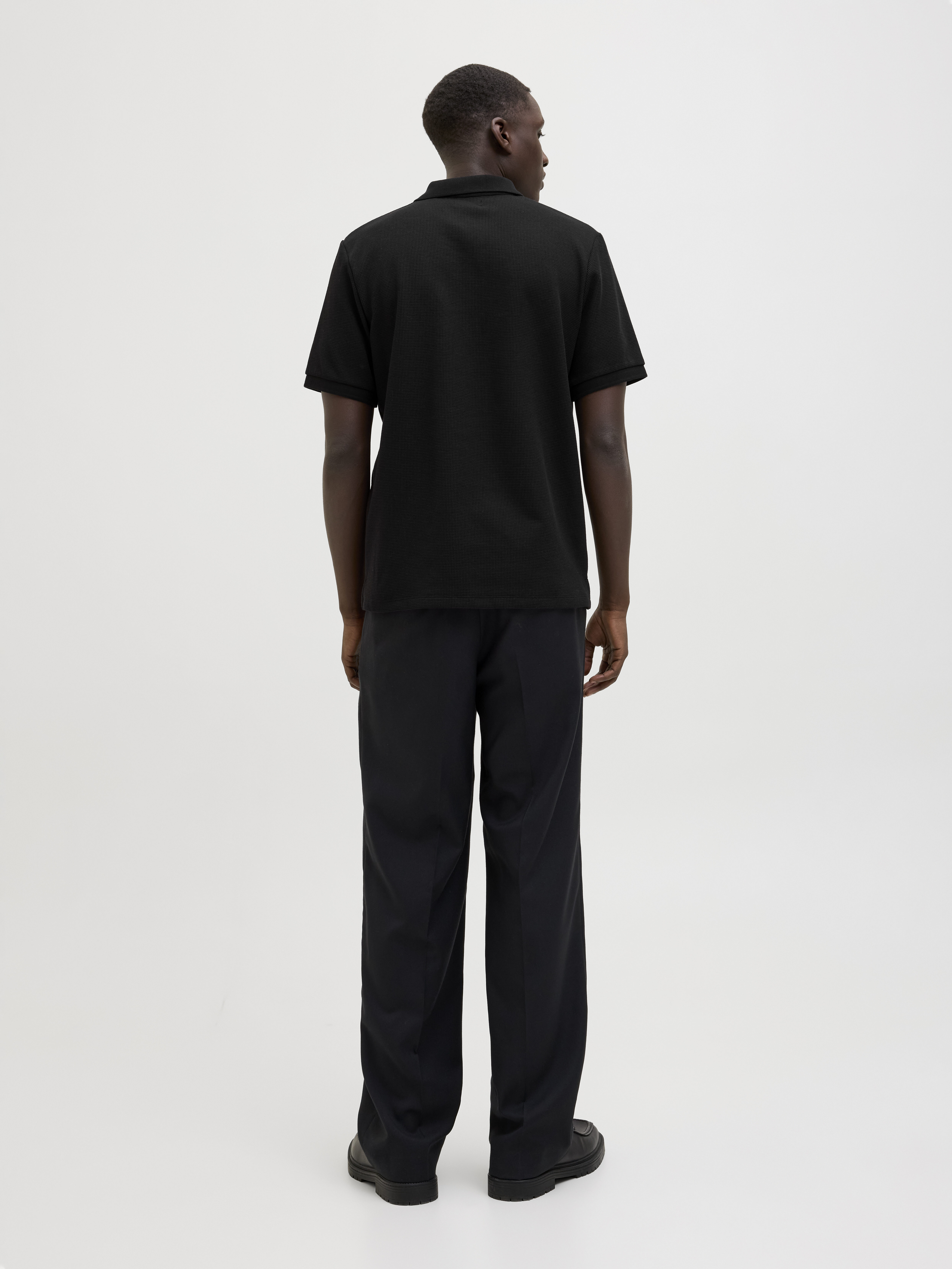 Jack Jones Tricou Polo Negru Standard Barbati [2]