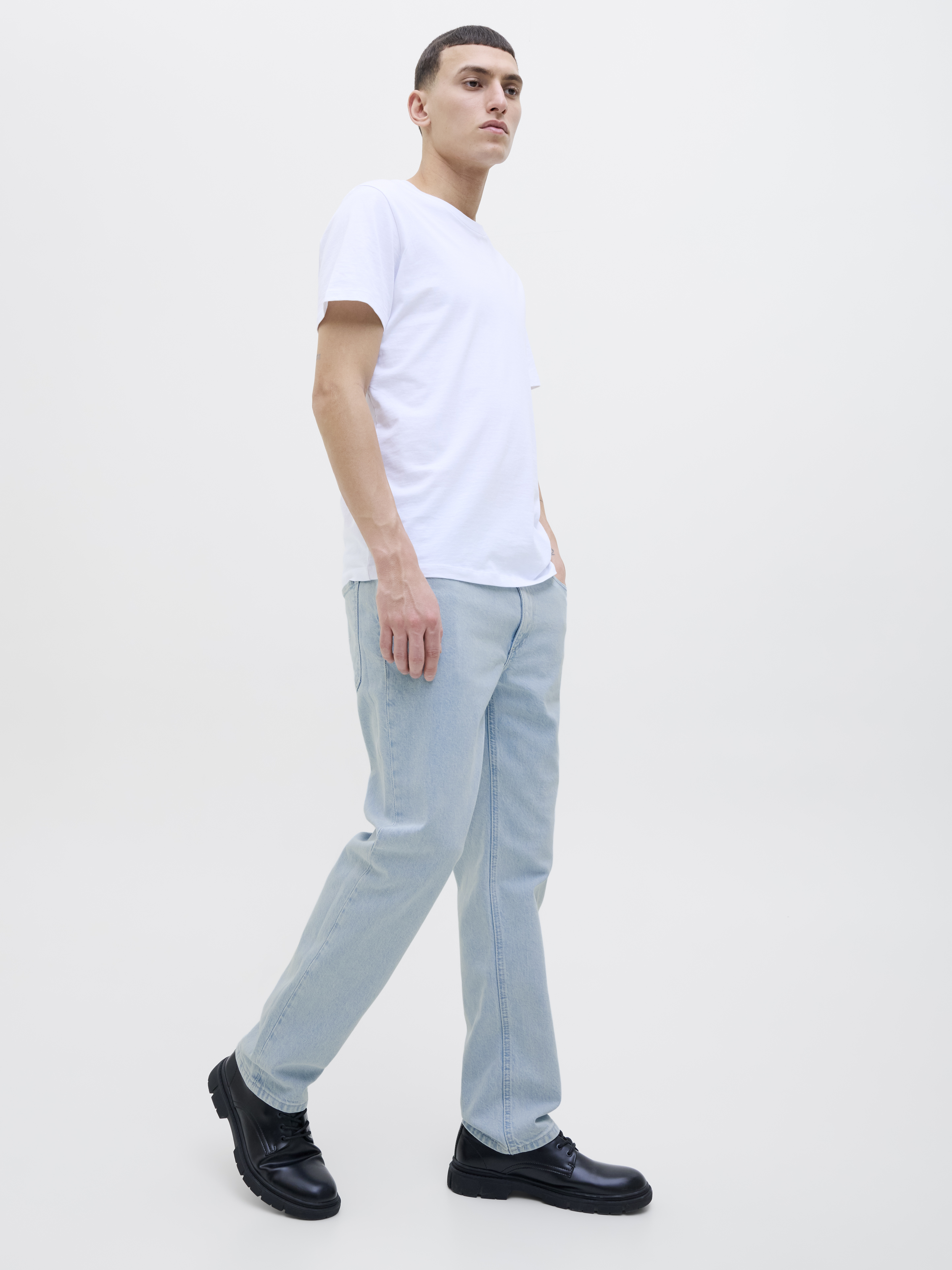 Jack Jones Мужские Джинсы Светло-Синие CLARK Regular [7]