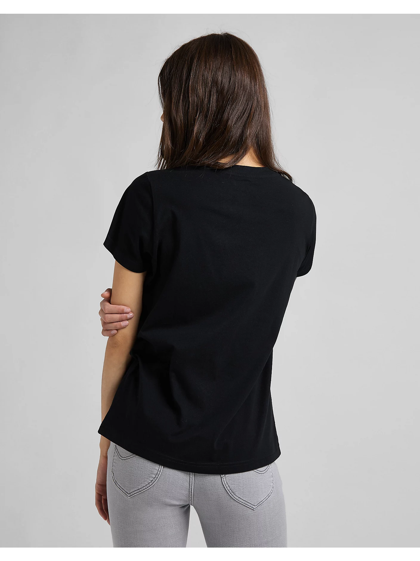 Lee Tricou Negru Regular Femei [4]