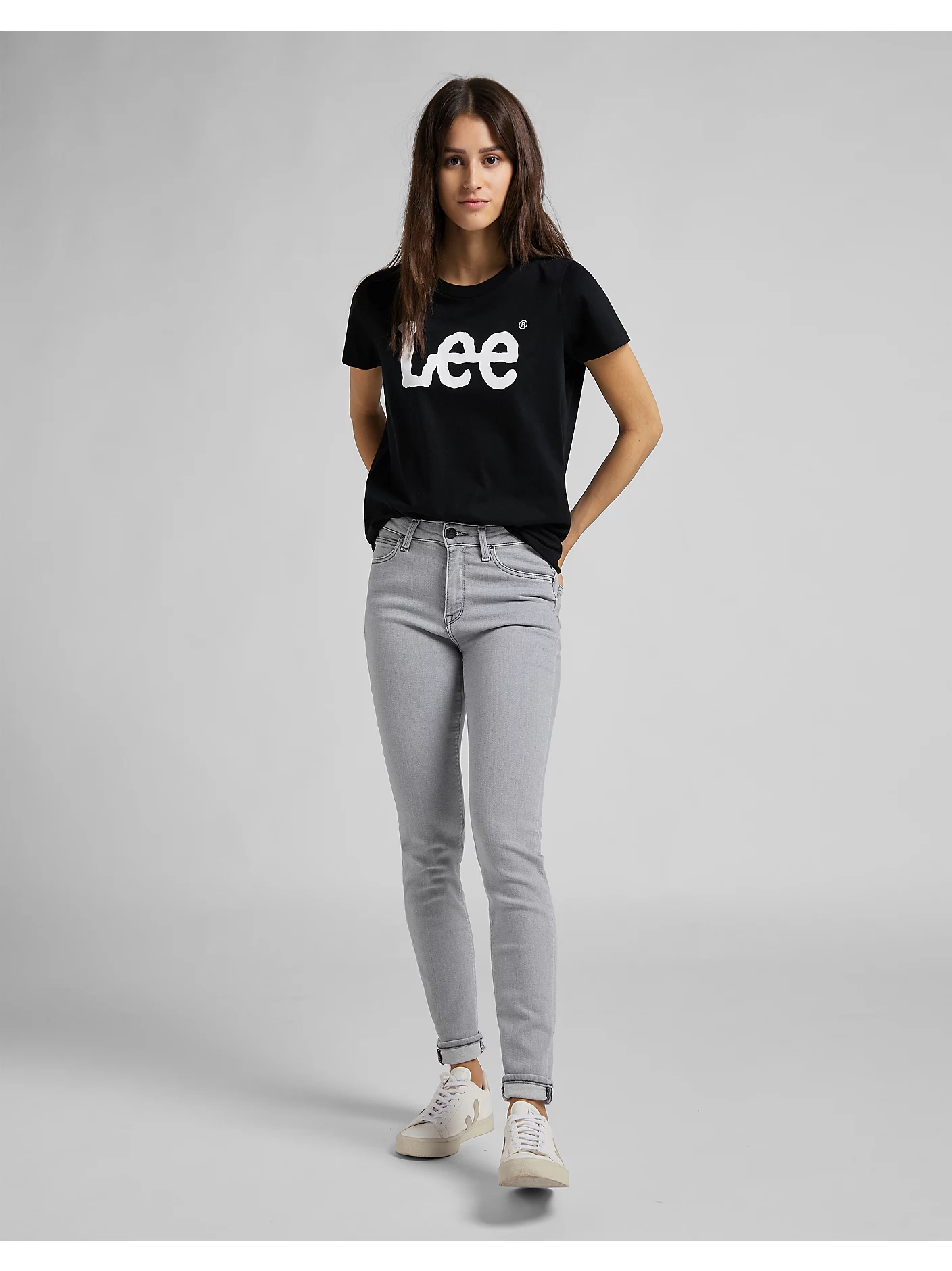 Lee Tricou Negru Regular Femei [6]
