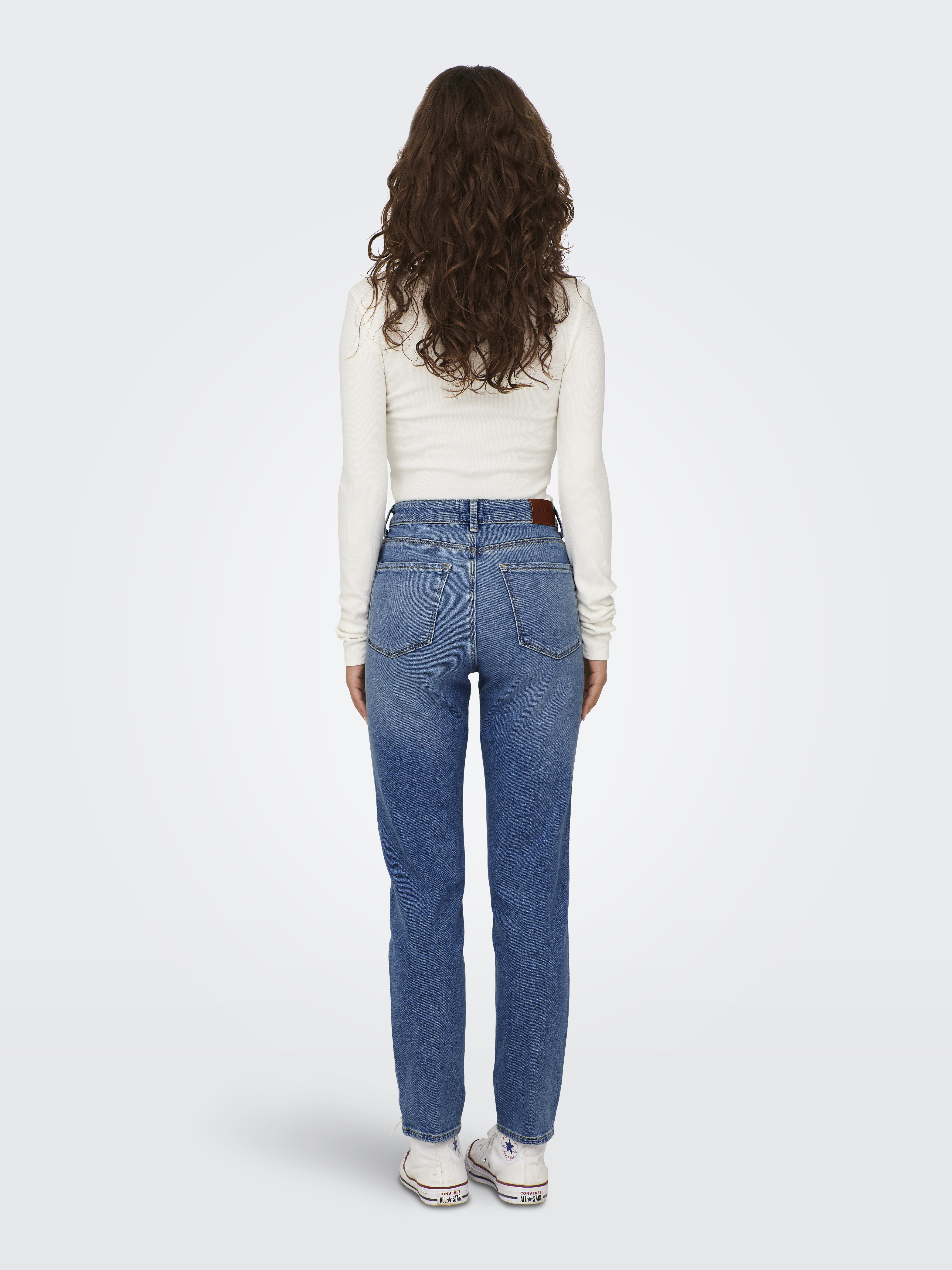 Only Blugi Albastri Bottom Straight Femei [4]