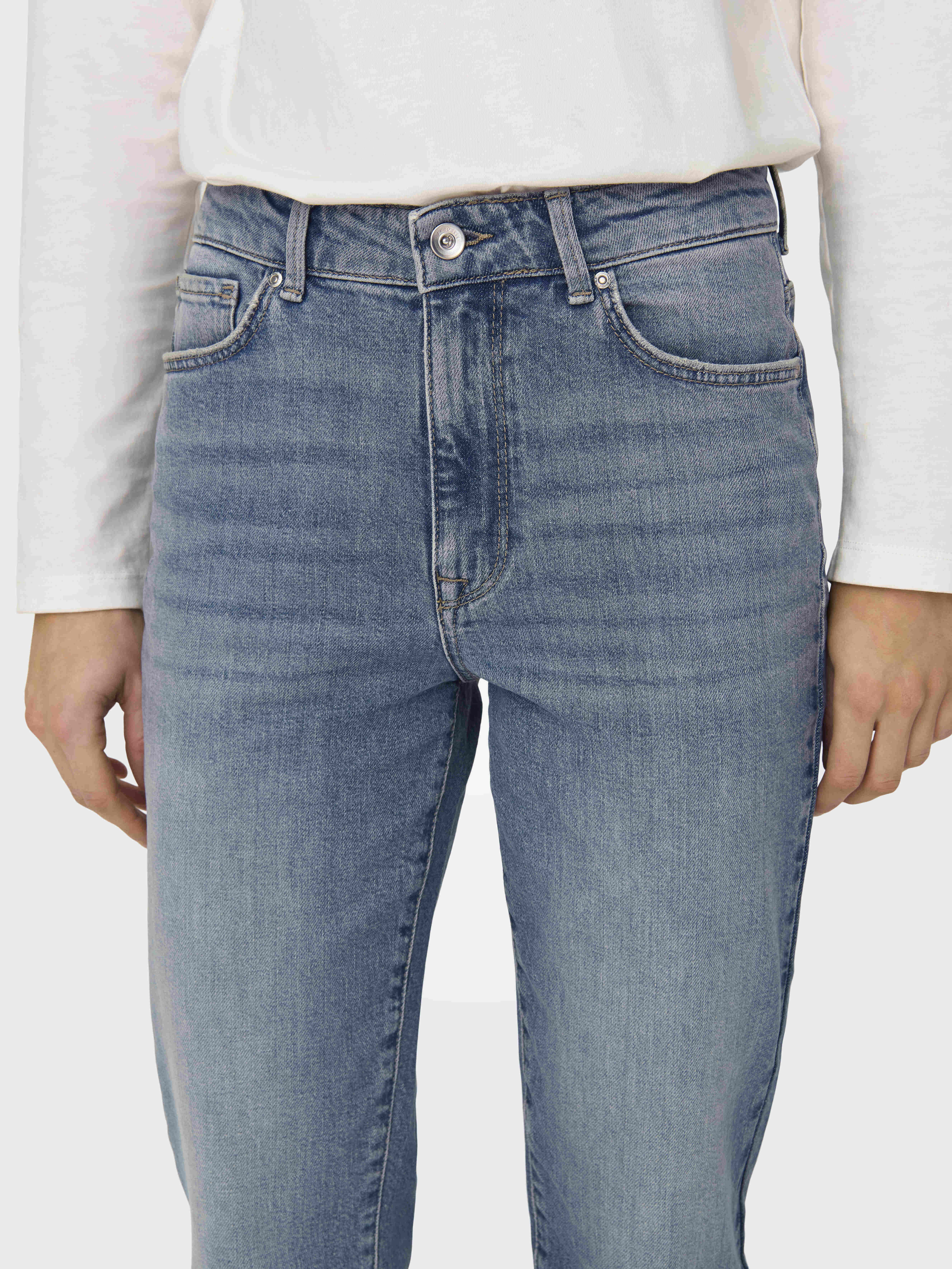 Only Женские Джинсы Темно-Синие EMILY Straight [3]