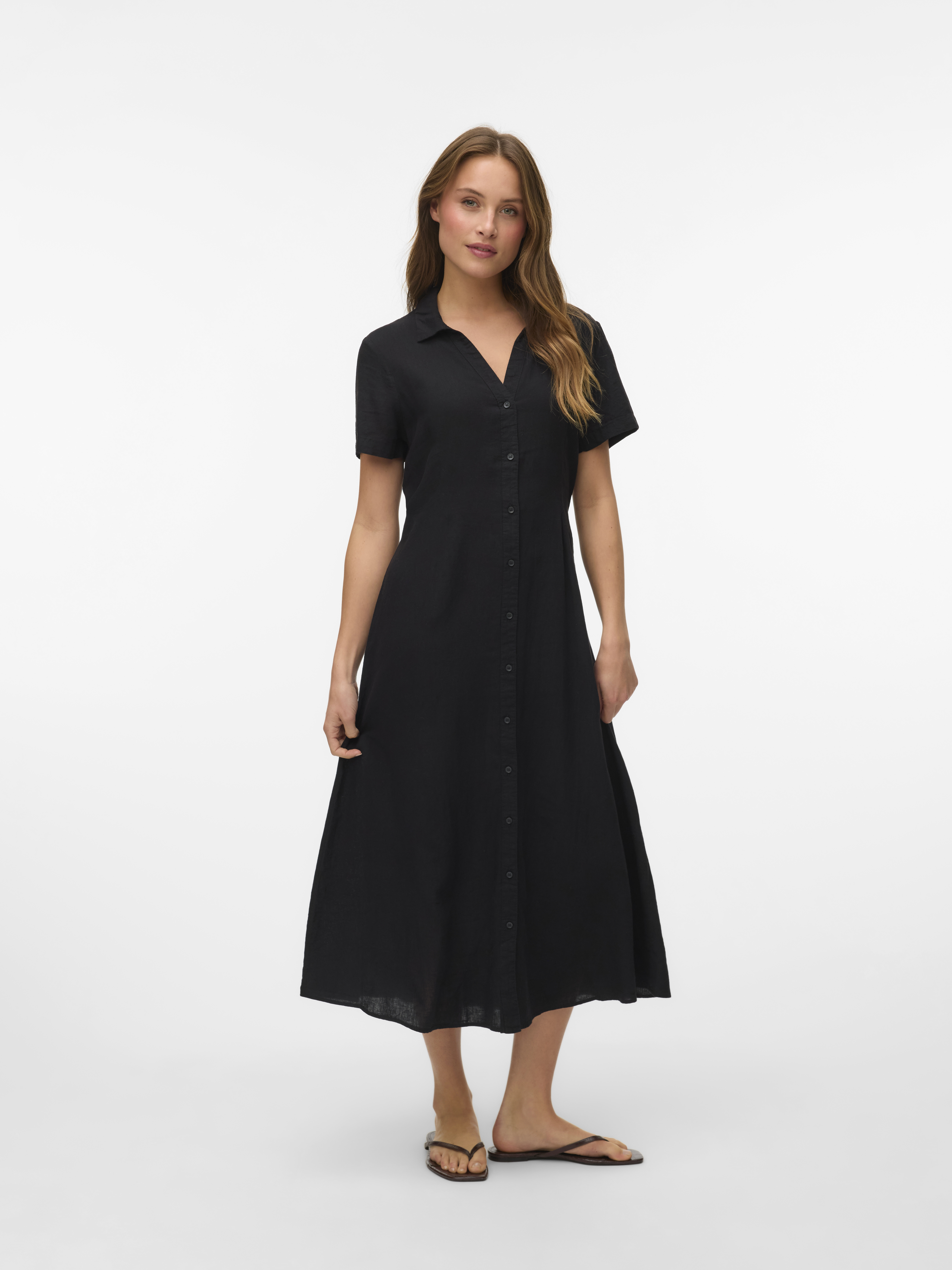Vero Moda Женское Платье чёрное [1]
