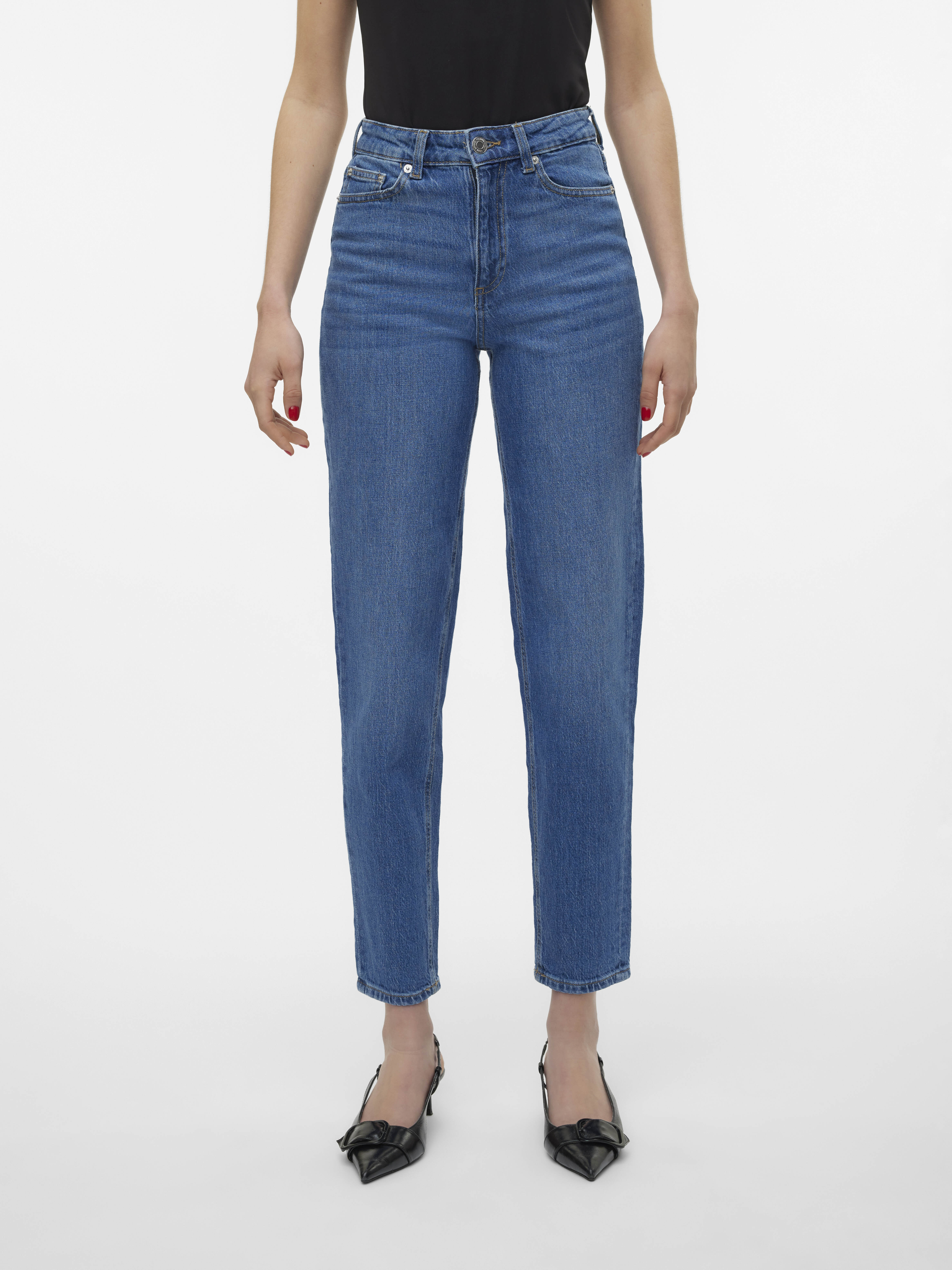 Vero Moda Blugi Albastri TESSA Mom Femei [6]