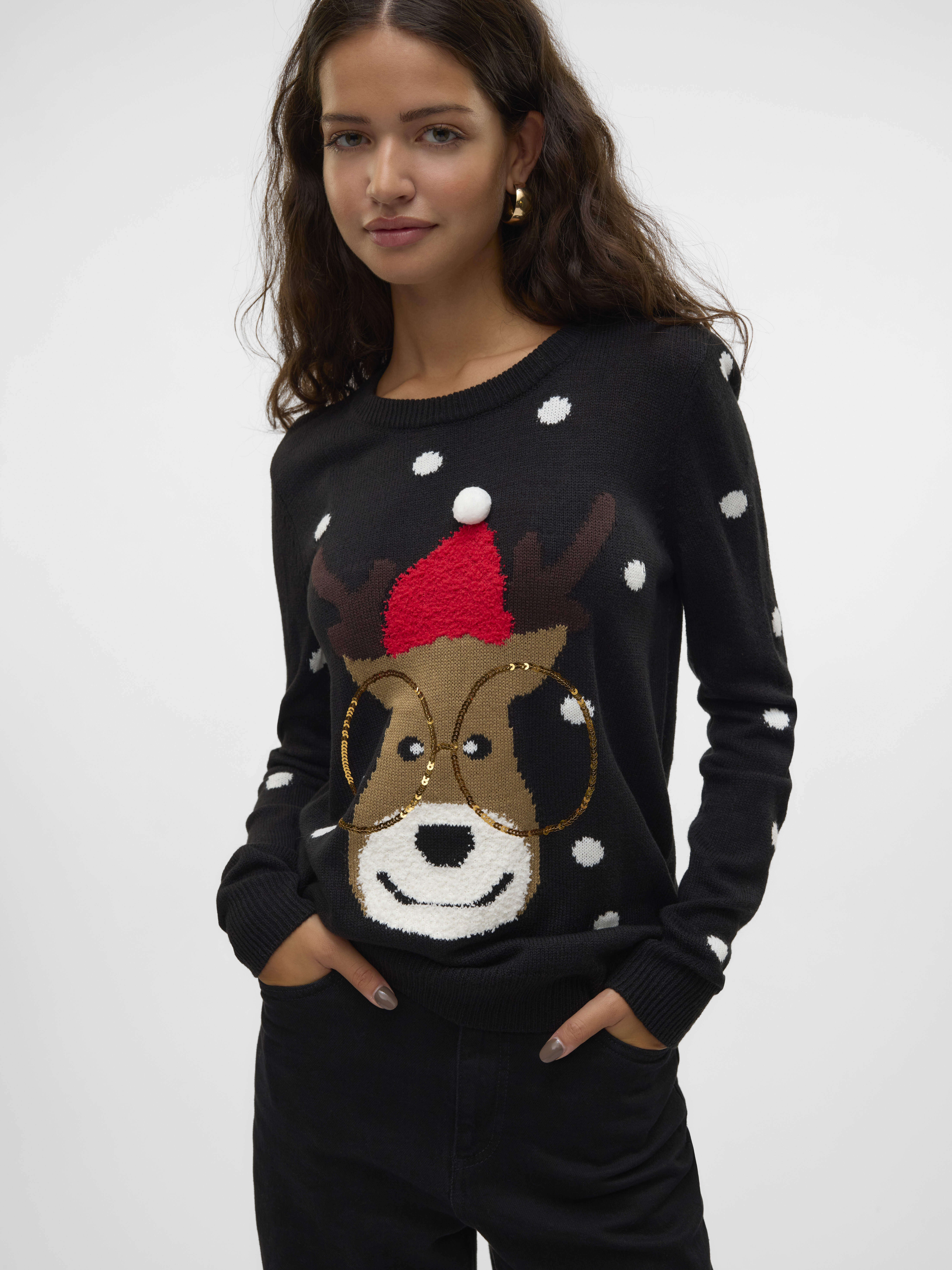 Vero Moda Pulover Negru  Femei [5]