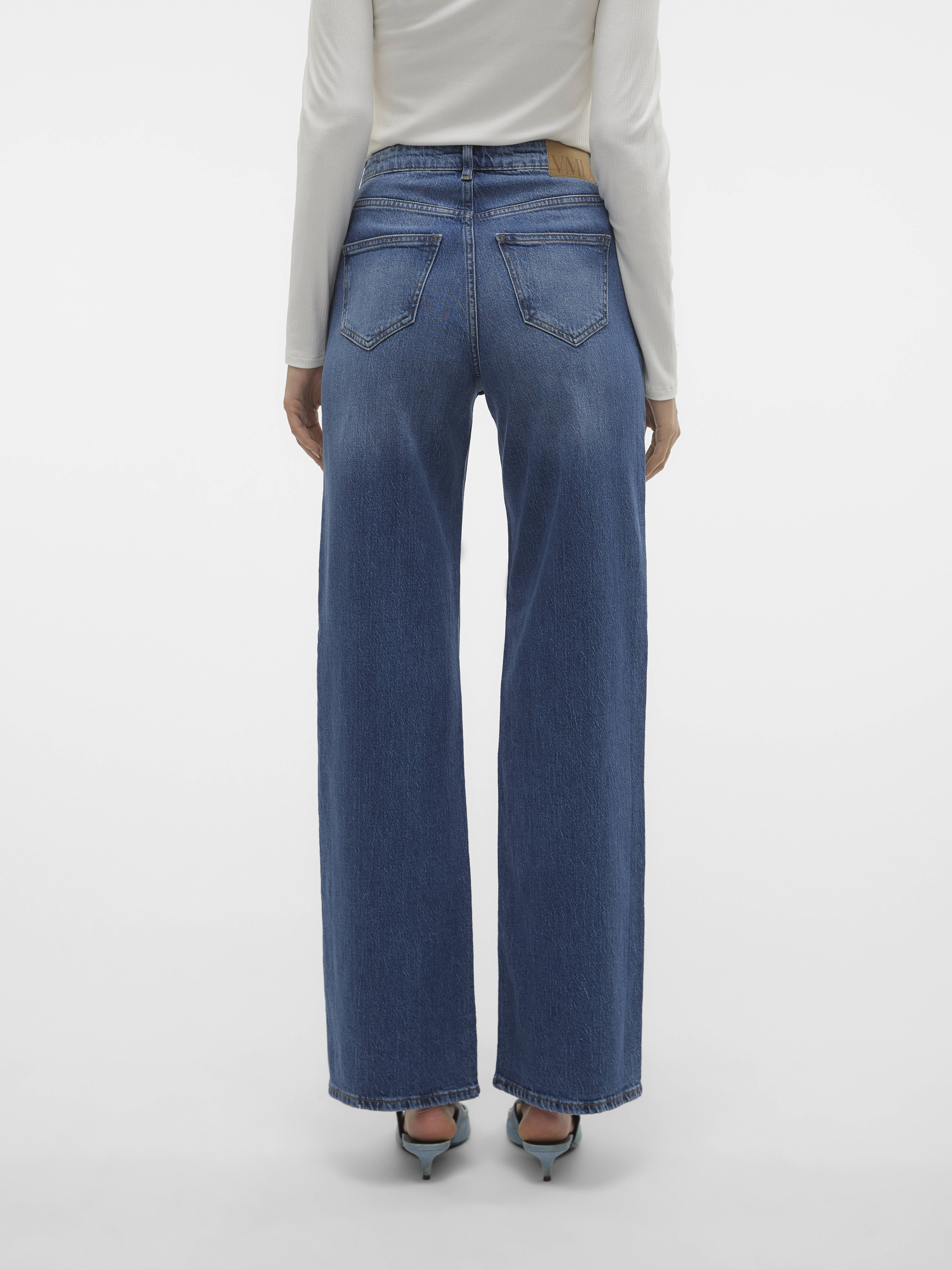 Vero Moda Blugi Albastri TESSA Wide Femei [2]