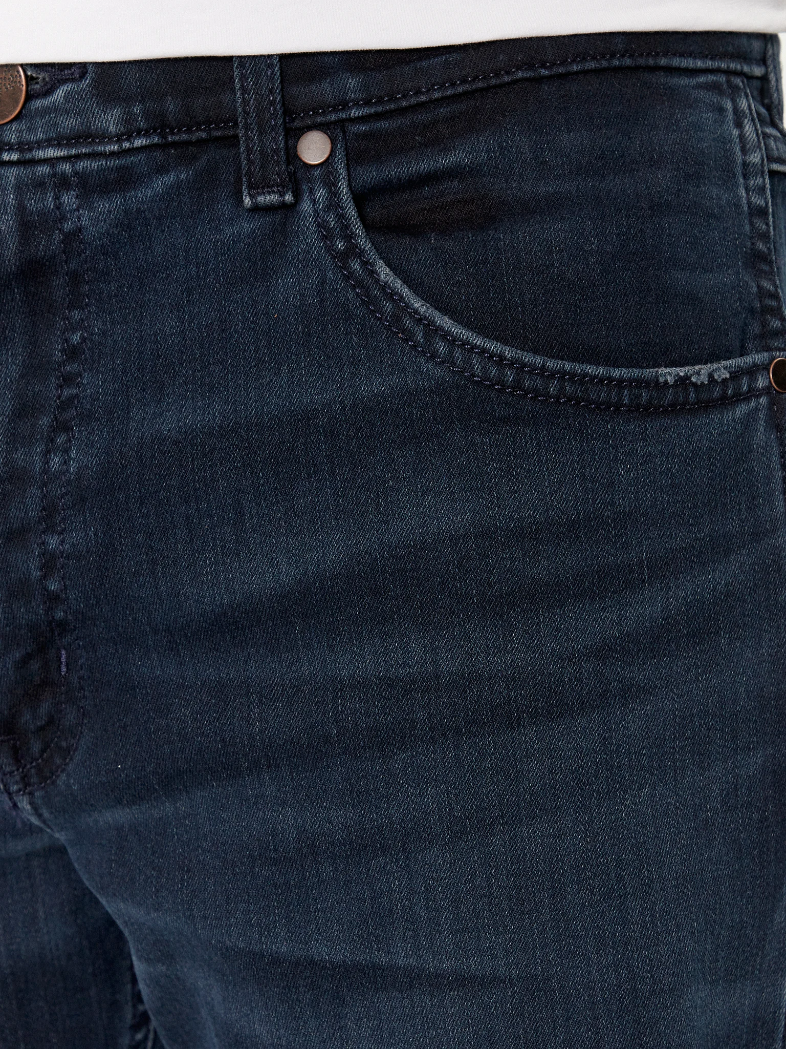 Wrangler Мужские Джинсы Темно-Синие GREENSBORO Regular Straight [4]
