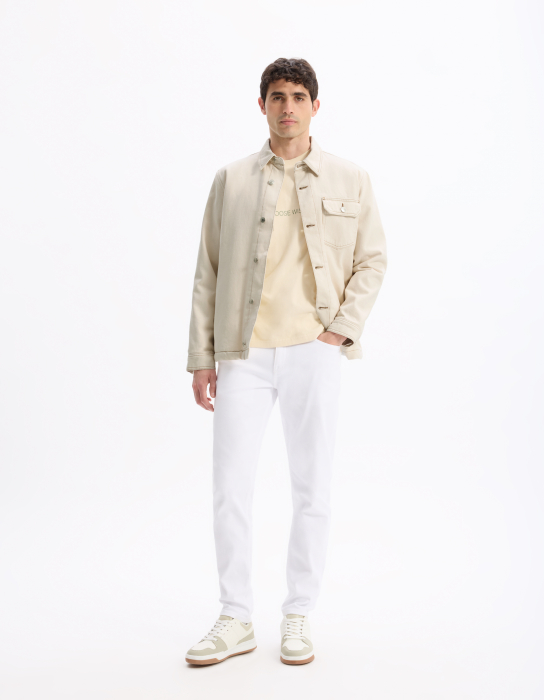 Celio Мужские Джинсы Белые Bottom  [2]